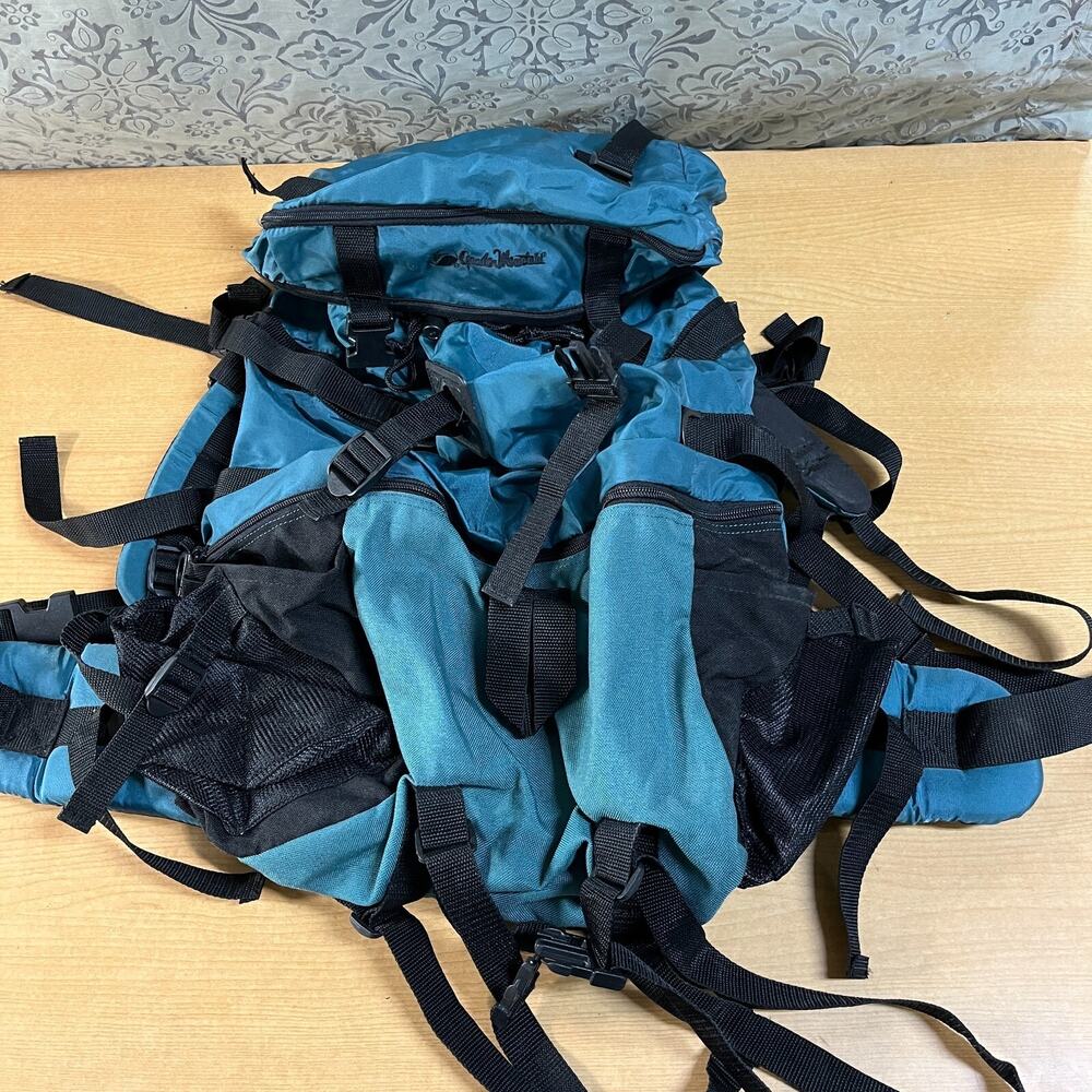 Grande Mountain 50 Backpack Black Teal Vintage